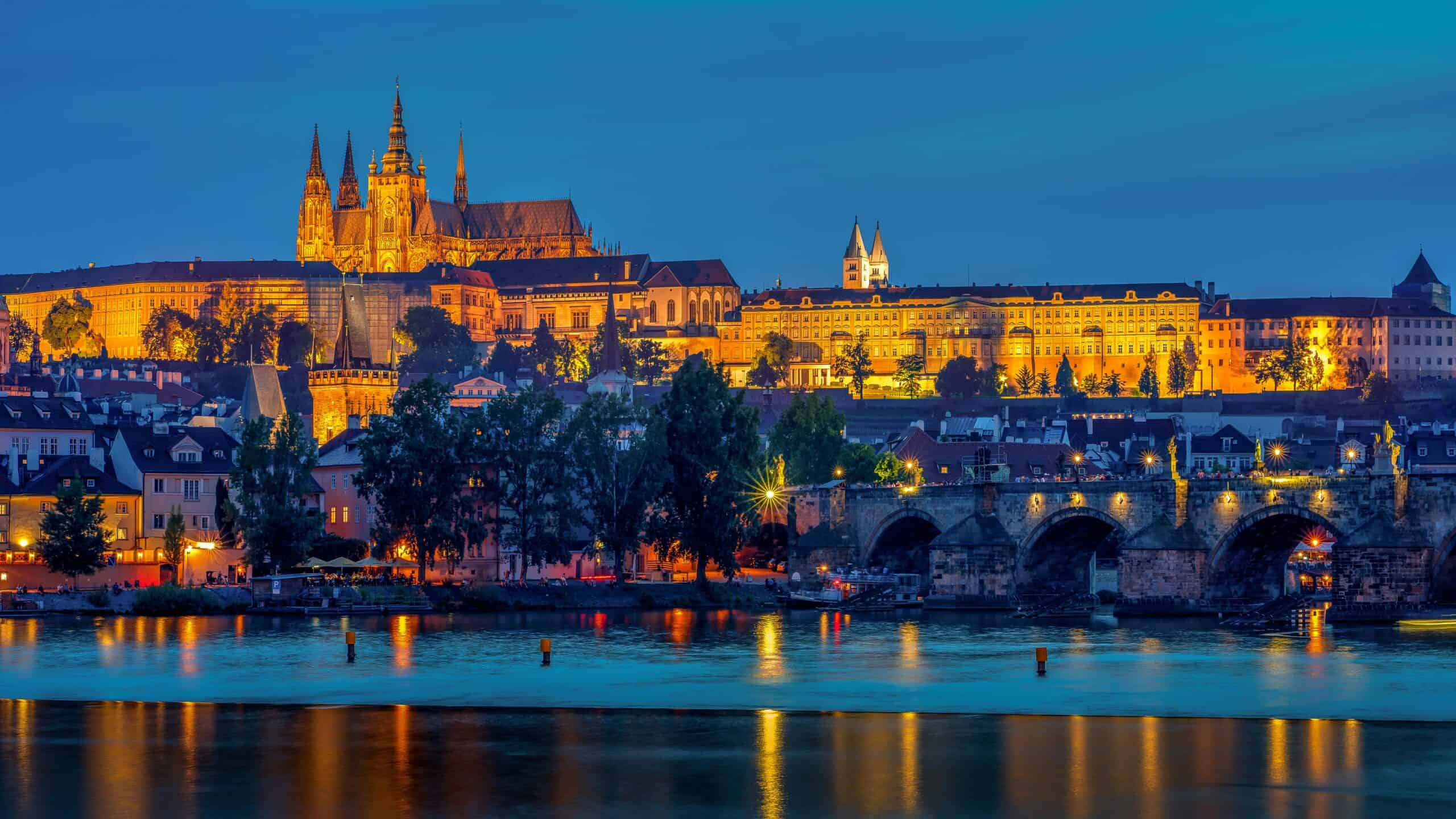 Vienna Palace And Charles Bridge