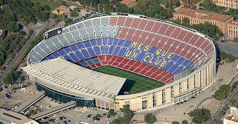 Camp Nou, the stadium of FC Barcelona