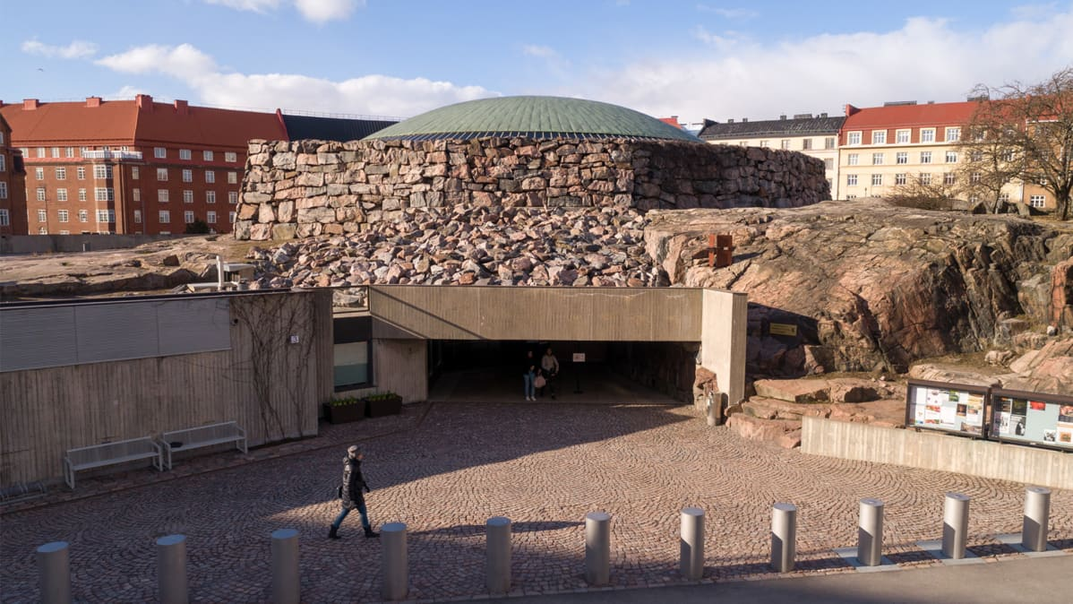 Temppeliaukio Church, Helsinki in Finland